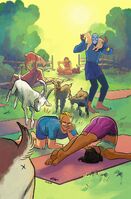 Fight of Flight Comics Exclusive "Goat Yoga" Virgin Variant by Erica Henderson