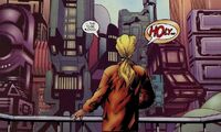 Janice Whitcraft arriving in the 4000 AD