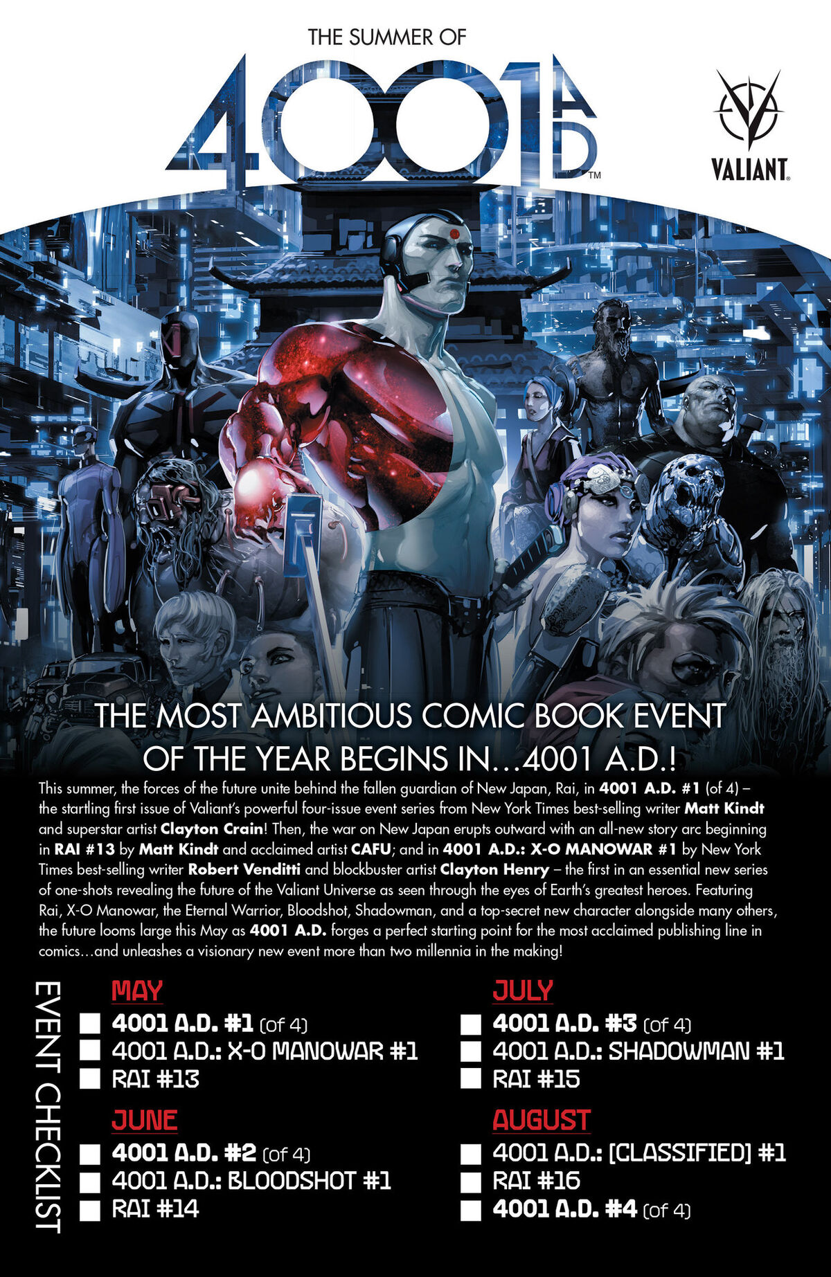 4001 A.D. | Valiant Comics Database | Fandom