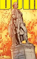 Statue in front of Federal Hall (Wall Street, NYC)