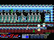 Valia's statues from the hidden level of Valis I's MSX version