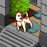 The puppy as seen in the opening cutscene of Valis I's PCE-CD version