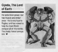 Gyeda's description from the Genesis manual of Valis I