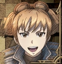Aika's portrait in Valkyria Chronicles 3.