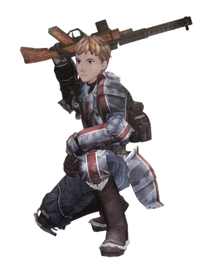 Alex in Valkyria Chronicles.