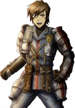 Vyse in Valkyria Chronicles 3.