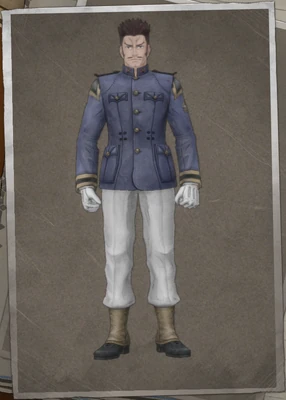 Sergio Mousquelaire in Valkyria Chronicles 4.