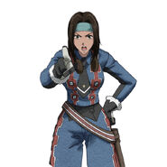 Lavinia's Combat appearance in Valkyria Chronicles 2.