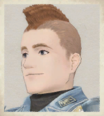 Melville's portrait in Valkyria Chronicles.