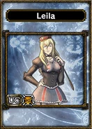 Leila's appearance in Samurai & Dragons.