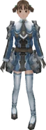 Aisha's CG appearance in Valkyria Chronicles 2.