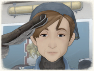 Yoko's appearance in Valkyria Chronicles.