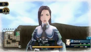 In-game screenshot of Sofia in Valkyria Chronicles 2.