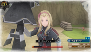 In-game screenshot of Margit in Valkyria Chronicles 3.