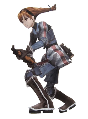Aika in Valkyria Chronicles.