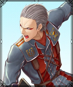 Baldren in Valkyria Chronicles Duel.