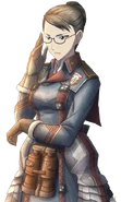 Eleanor's appearance in Valkyria Chronicles 3.