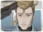 Theold's appearance in Valkyria Chronicles.