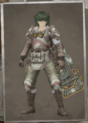 Connor Doherty in Valkyria Chronicles 4.
