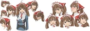 Design and facial expressions boards for Alicia.