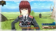 In-game screenshot of Valerie in Valkyria Chronicles 3.
