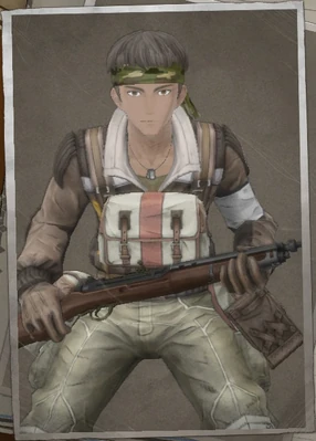 Aulard Abington in Valkyria Chronicles 4.