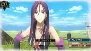 In-game screenshot of Frederica in Valkyria Chronicles 3.