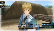 In-game screenshot of Homer in Valkyria Chronicles 2.