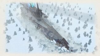 Centurion passes through the frozen forest.