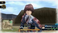 In-game screenshot of Nichol in Valkyria Chronicles 2.