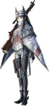 Kai Schulen in Valkyria Chronicles 4.