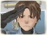 Emile's appearance in Valkyria Chronicles.