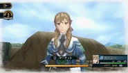 In-game screenshot of Susie in Valkyria Chronicles 2.