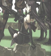 Cover Artwork of Frederica on the Valkyria Chronicles 3: Complete Artworks.