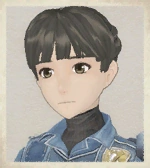 Elysse's portrait in Valkyria Chronicles.