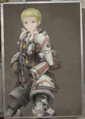 Fleuret Valois in Valkyria Chronicles 4.