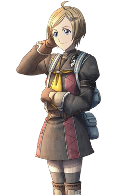 Amy in Valkyria Chronicles 3.