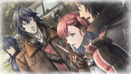 No. 13 retracts her knife while No. 6 introduces himself as No. 1 looks on.