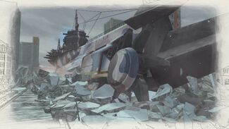 Centurion tears through the streets of Schwartzgrad during her final assault on the Imperial capital.