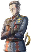 Baldren as a lieutenant colonel in the Gallian Army.