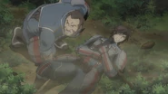 Vyse's appearance in the Valkyria Chronicles 3 OVA.