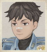 Montley's portrait in Valkyria Chronicles.