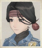 Claudia's portrait in Valkyria Chronicles.