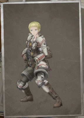 Fleuret Valois in Valkyria Chronicles 4.