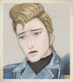 Theold's portrait in Valkyria Chronicles.