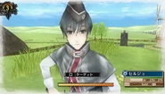 In-game screenshot of Serge in Valkyria Chronicles 3.