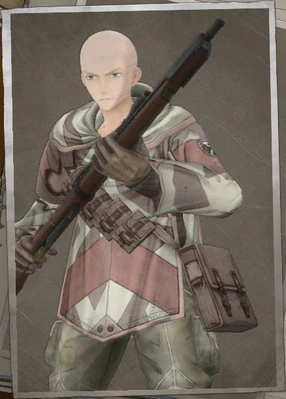 Aladdin Ballard in Valkyria Chronicles 4.
