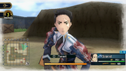 In-game screenshot of Sigrid in Valkyria Chronicles 2.