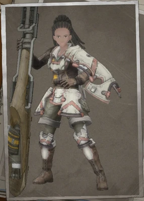 Jean Matrix in Valkyria Chronicles 4.