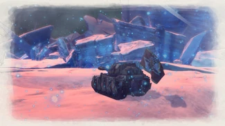 In an ice field shattered by the detonation of the Cavalier,Walz leads Ausbruch against the Centurion.